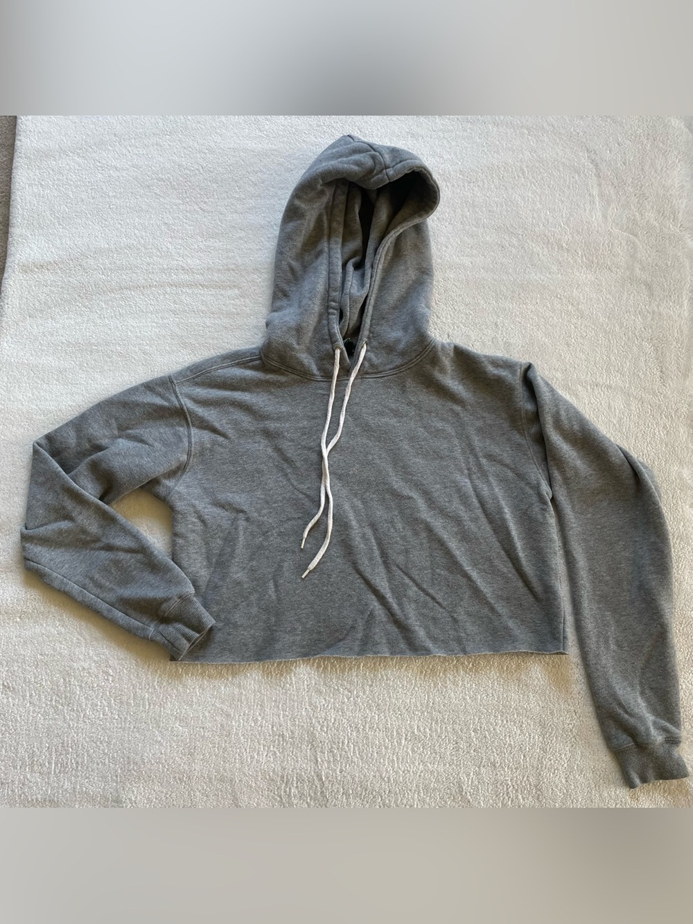 wild fable Gray Cropped Oversized Hoodie size XS